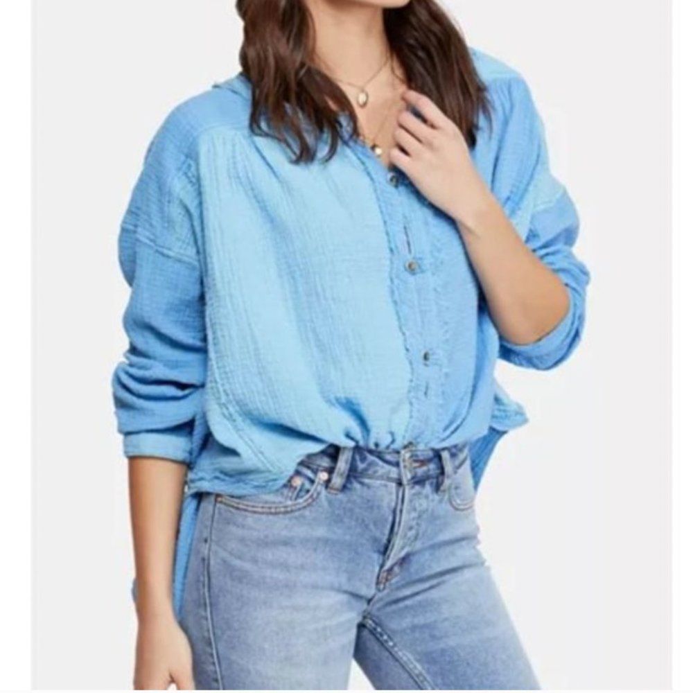 Free People Moving Mountains Top - Picture 1 of 8